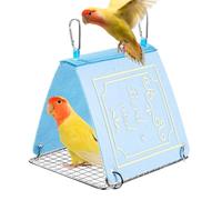 Paodduk Bird Hammock for Cage - Bird Nest Hammock for Summer - Cooling Summer Cave Book Perch Parakeet Cage Accessories for Cockatoo Conure Parrot Canary Finch Lovebird Sleeping