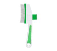 Paodduk Cat Brush for Shedding - Dog Grooming Supplies with Release Button | Puppy Tick Removal Comb - for Bathing Long and Short Haired Dogs Cats Indoor Outdoor