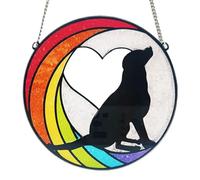 Paodduk Cat | Rainbow Cat Dog Memorial Ornaments,Pet Themed Sympathy Bereavement, Decor for Pet Lost Cat Lover