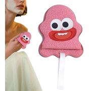 Paodduk Face Sponges for Cleansing,Cute Reusable Facial Scrub Pads - Bath Cleansing Tool for Sensitive Skin Daily Morning Night Shower Spa Travel Home Routine