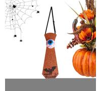 Paodduk Gothic Tie, Lighted Eye Ball Halloween Bow Ties, Skeleton Neck Belt Decoration for Men Youth Carnival Stage Show Cosplay Exhibition Masquerade
