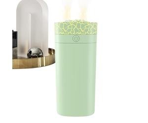 Paodduk Humidifiers for Bedroom | USB-Powered Flame Diffuser - Quiet Misting Tool with Large Capacity Air Purifier Accessories for Pet Indoor Room Travel Hotel Car Nursery Baby Kids