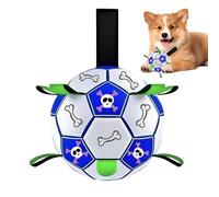 Paodduk Pet Soccer Ball for Dogs | Outdoor Dog Training Toy Soccer Ball | Tug of War Companion Animals Playing Supplies for Lawn Garden Backyard Park Small Medium Large Breeds