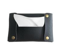 Paodduk Pocket Tissue Holder, Reusable Tissue Travel Pouch Tissue Storage Bag, Paper PU Leather Case, Sanitary Bags for Bathroom, Small Items