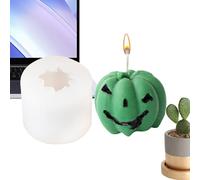 Paodduk Pumpkin Mold - Silicone Pumpkin Resin Molds Halloween,Craft Supplies Maker for Wax Soap Epoxy Art Projects Fall Thanksgiving Holiday Home Decor Party Favors Farmhouse