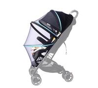 Paodduk Stroller Fly Cover | Breathable Double Zip Stroller Netting | Breathable Double Zip Stroller Netting, Adjustable Kids Fly Net Mesh, Stroller Sun Shade Extender for Outdoor