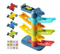 Paodduk Toddler Race Track,Racer Track Toy - Educational Interactive Motor Skills Ramp Playset for Over 3 Years Old Kids Toddler Children