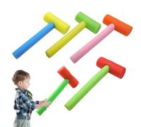 Paodduk Toy Hammer | Colorful Baby Hammer Toy | Colorful Percussion Equipment Foam Safe Interactive Sensory Booster for Children Boy Girl Kindergarten Playroom Indoor