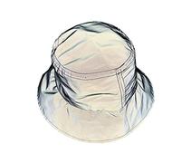 PAODIKUAI Men and Women Night Reflective Hat Runner Cap Visor Bucket Hat Flash Rave Festival Boonie Cap - grey - L