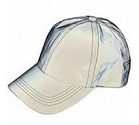 PAODIKUAI Men and Women Night Reflective Hat Runner Cap Visor Bucket Hat Flash Rave Festival Boonie Cap (Baseball Cap), Grey, L