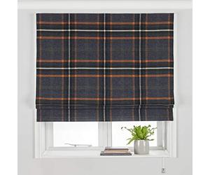 Paoeltti Aviemore Roman Blind, Polyester, Rust, 91cm width x 137cm drop (36" x 54" inches)