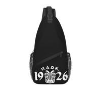 Paok Thessaloniki Ultras Hooligans Chest Bag Men Sling Crossbody Backpack Chest Bag Traveling Hiking Daypack Shoulder Bag