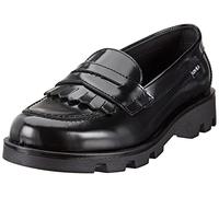 paola Girl's 854113 School Uniform Shoe, Black/White, 2.5 UK
