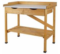 Paola Planting Table Garden Work Table With Drawers 99 x 55 x 90 Cm