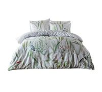Aaliyah Botanical 100% Cotton Duvet Cover Set Paoletti Multi Double