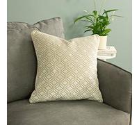 Paoletti Avenue Velvet Jacquard Feather Rich Filled Cushion