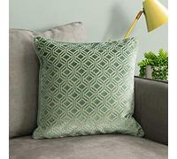 Paoletti Avenue Velvet Jacquard Feather Rich Filled Cushion