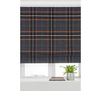 Paoletti Aviemore Heritage Tartan Blackout Roman Blind Polyester Rust (153X137Cm), Multi