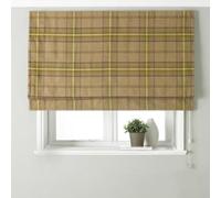 Paoletti Aviemore Thistle Tartan Faux Wool Roman Blind