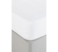 Paoletti Bamboo Cotton Blend King Fitted Bed Sheet White