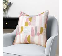 Paoletti Barcalona Art Deco Piped Cushion Cover, 50 x 50 cm