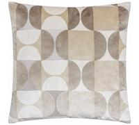 Paoletti Bardot Cut Velvet Geometric Cushion Cover