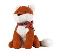 Paoletti Boucle Fox Novelty Doorstop, Rusty Orange