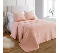 Paoletti Brooklands Quilted Bedspread In Light Pink Light Pink One Size