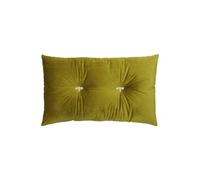 Paoletti Bumble Bee Buttoned Velvet Ready Filled Cushion