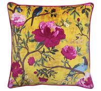 Paoletti Chinoiserie Floral Feather Rich Cushion