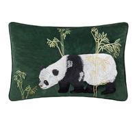 Paoletti Chuan Tranquil Panda Velvet Cushion