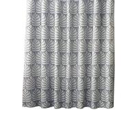 Paoletti Contemporary Horto Ringtop Eyelet Curtains, Blue, 229 x 137cm