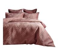 Riva Paoletti Oxford Pillowcase Palmeria – Polyester Cotton – Blush Pink 50 x 75 cm