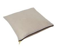 Paoletti Dallas Zip Polyester Filled Cushion, Grey, 45 x 45cm