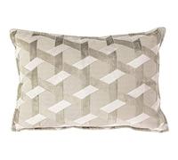 Paoletti Delano Cushion Cover, Ivory/Taupe, 40 x 60cm