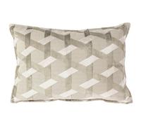 Paoletti Delano Cushion Cover, Ivory/Taupe, 40 x 60cm