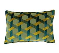 Paoletti Delano Velvet Jacquard Cushions