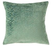 Paoletti Delphi Cushion Cover - Mint - One Size - Mint - 100% Mixed