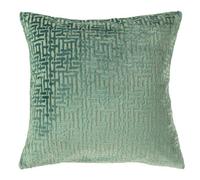 Paoletti Delphi Cushion Cover, Mint, 45 x 45cm