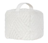 Paoletti Door Stop Sonnet Square Fluffy White