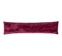 Paoletti Empress Faux Fur Draught Excluder Cover In Dark Red Dark Red One Size