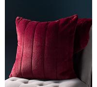 Paoletti Empress Faux Fur Feather Rich Filled Cushion