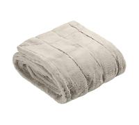Empress Throw - Grey - Super Soft Faux Fur - Heavyweight - Non Slip Lining - Machine Washable - 100% Polyester - 130 x 180cm (51" x 71" inches) - Made by Riva Paoletti - Designed in the UK