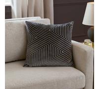 Paoletti Evoke Cut Velvet Cushion Cover