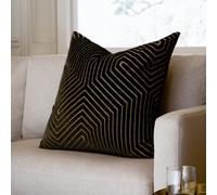 Paoletti Evoke Cut Velvet Cushion Cover