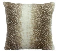 Paoletti Fawn Cushion Cover - Brown/Cream - One Size - Brown/Cream - 100% Polyester