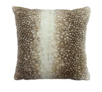Paoletti Fawn Faux Fur Polyester Filled Cushion