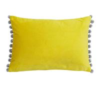 Paoletti Fiesta Rectangle Cushion Cover - Mimosa/Silver - 35 x 50cm - Mimosa/Silver - 100% Polyester