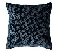 Paoletti Florence Polyester Filled Cushion, Navy, 55 x 55cm