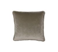 Paoletti Freya Polyester Filled Cushion, Taupe, Square